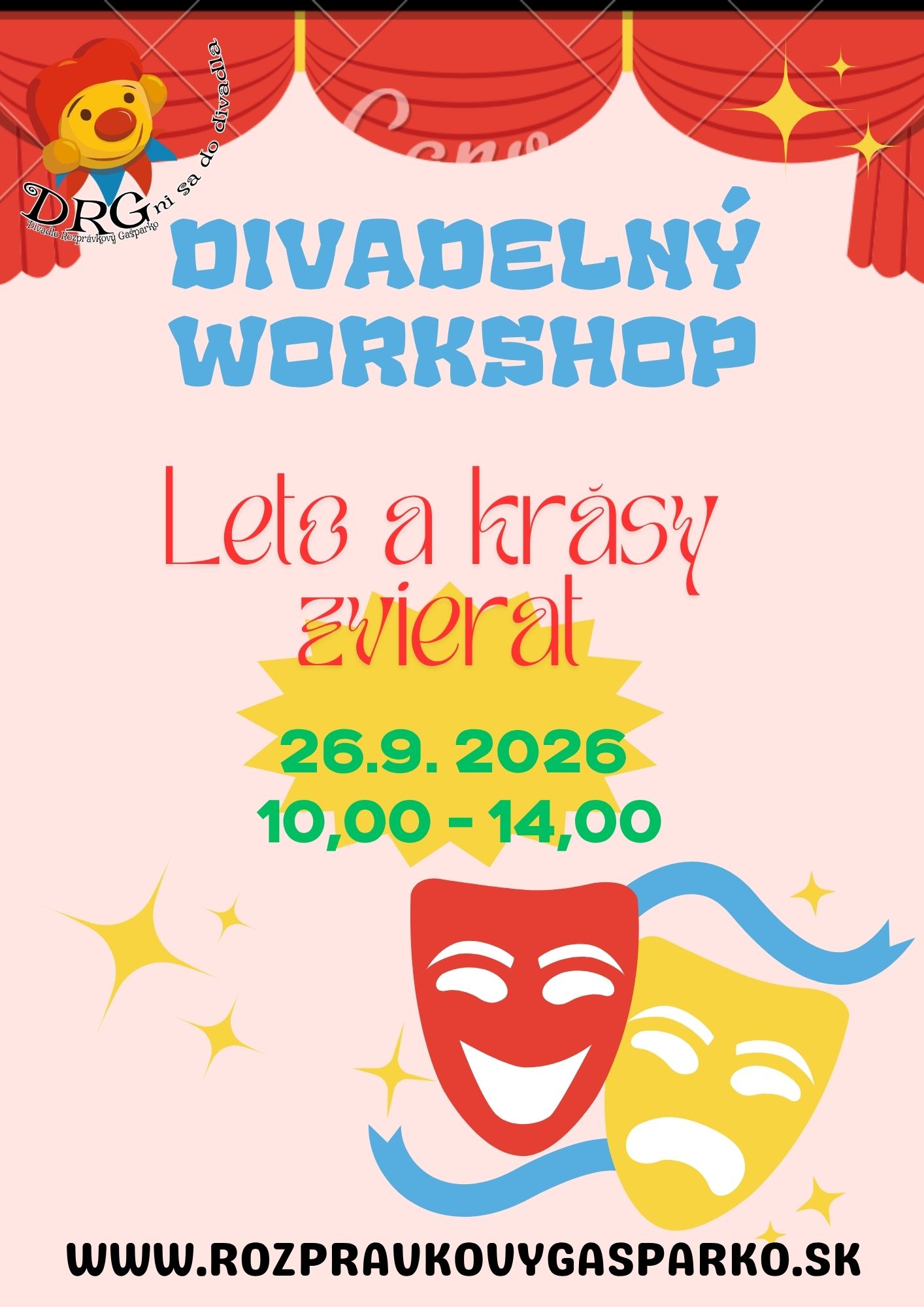 Divadelný workshop LETO A KÚZLO ZVIERAT