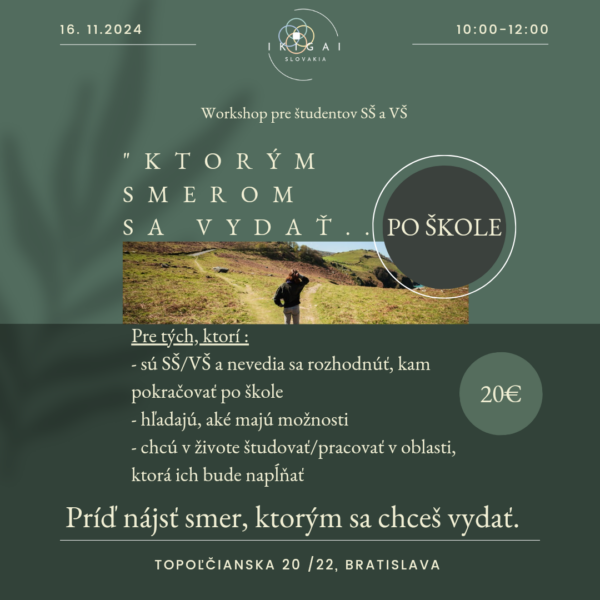 Ktorým smerom sa vydať...PO ŠKOLE